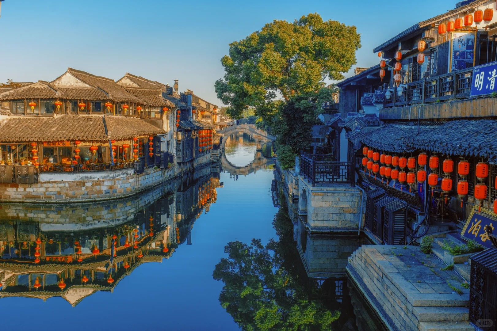 西塘古鎮夜景遊